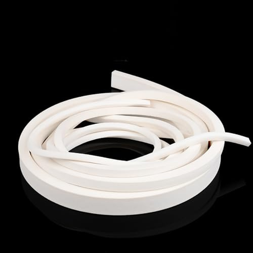 Bande de caoutchouc mousse de silicone 1M - Joint d'étanchéité polyvalent, bande éponge en silicone blanche (tailles 2x4 mm à 12x12 mm)(10x25mm)