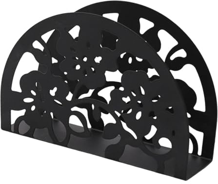 YWJLQH Support de Serviettes et Distributeur de Mouchoirs en Papier pour Décoration D'intérieur, Noir