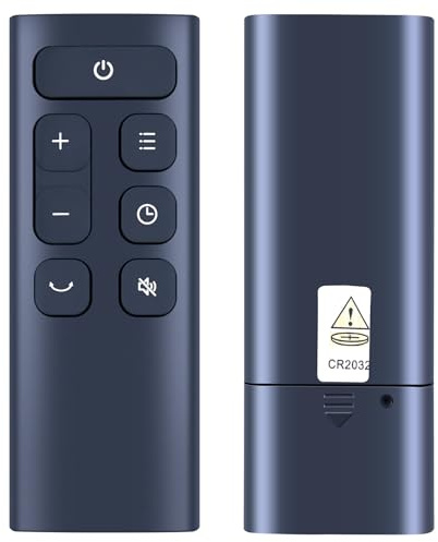 GOUYESHO Télécommande de rechange compatible avec le radiateur soufflant Dreo pour l'intérieur, les ventilateurs sur pied et les ventilateurs tour pour chambre à coucher