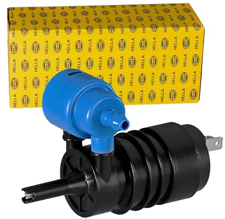 HELLA Waschwasserpumpe, Scheibenreinigung 8TW006848-671 vorne | 8TW 006 848-671 passend für Astra Calibra