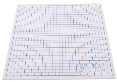 SHINEOFI Tapete para Cortar Tela de 30 CM Rejilla de Alta Dureza Almohadilla de PVC Resistente al Desgaste para Máquina Cortadora Superficie Antideslizante y Guía de Medición Precisa
