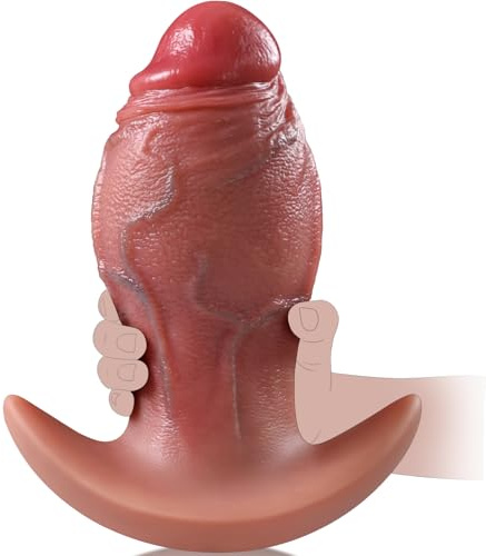 21 × 8,42 cm Dildo XXL Monster Knot, Plug Anale Gigante ed Espansore Anale, Plug Anale in Silicone Spesso con Grande Nodo, Base a T e Vene Pronunciate Massaggiatore Avanzato per Prostata e Punto G
