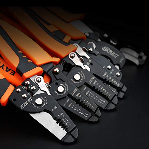 TuToy High Quality Cable Wire Stripper Cutter Crimper Automatic Multifunctional Tab Terminal Crimg Plier Tool - 103