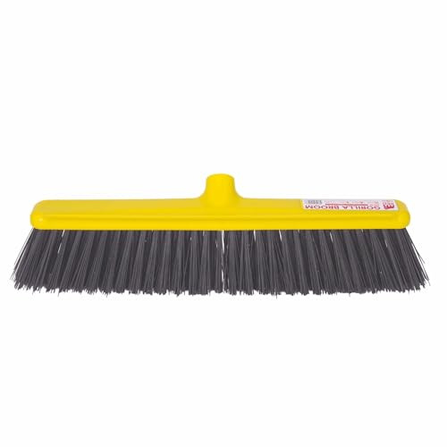 Red Gorilla Broom Head Replacement Sweeping Brush Head Soft Bristles Compact 50cm Wide Lightweight and Durable (50cm Broom Head)