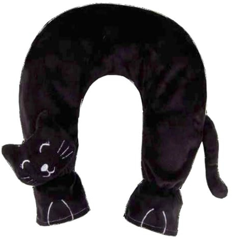 Nackenwärmflasche Katze, schwarz