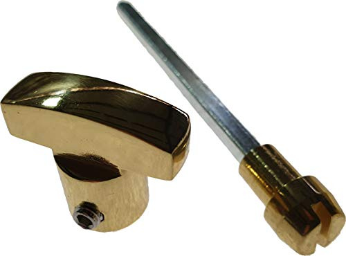Architectural Hardware Replacement Bathroom Lock Door Handle Thumb Turn & Release Polished Brass