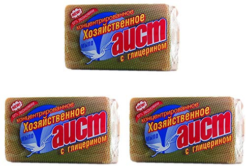 3 Stück (3 x 150g) Haushalts-Seife Kernseife mit Glycerin Laundry soap