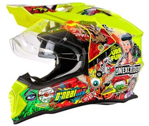 O'NEAL | Motorradhelm | Enduro Adventure Street | Ventilationsöffnungen für maximalen Luftstrom und Kühlung, integrierte Sonnenblende | Sierra Helmet Crank V.22 | Erwachsene | Multi | L