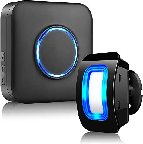 PIR rilevatore di movimento allarme sistema di sicurezza domestica wireless 110 dB antifurto sensore di movimento a infrarossi per interni portata 150 m campanello wireless per casa, garage, negozio