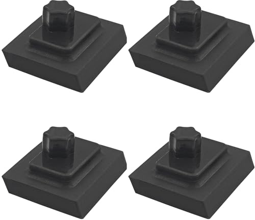 Delixike 826885 Grate Rubber Feet Fits For Wolf CG Series Gas Stoves, cooktop grate rubber feet also fits other brands of stoves （4Pack）