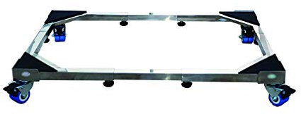 YHJZSM Washing Machine Stand Base Fridge Freezer Wheels Heavy Duty Movable Refrigerator Roller Tray Tumble Dryer Base Stand with Locking Wheels Washing Machine Pedestal Length 60-96cm Wid