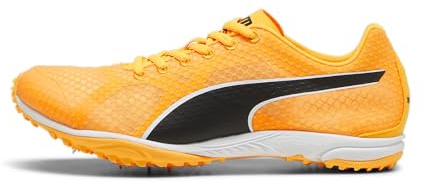 Puma Unisex Adults Evospeed Haraka 8 Unisex Track and Field Shoe, Sun Stream-Puma Black-Puma White, 38 EU