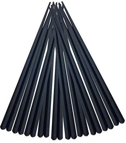 TOPBATHY 10pares Palillos Hexagonales Japoneses Para Sushi De Plástico Hogar y Comidas Prácticas Para Servir Comida