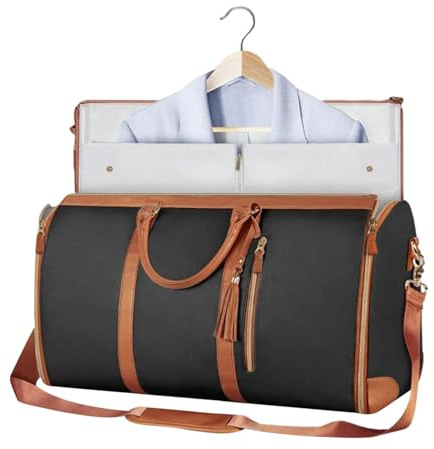 Reisetasche foldybag,Große Kapazität Carry Garment Bag Duffle Bag für Frauen Wasserdicht Kleidersäcke für Reisen mit Schuhbeutel 2 in 1 Hängenden Faltbaren Koffer Anzug Reisetaschen