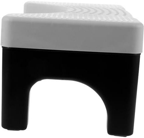 FRCOLOR Wc-hocker Badezimmerhocker Stabiler Hocker aus Kunststoff Kompakter Toilettenhocker für Erwachsene Platzsparendes Badezimmermöbel Einfache Handhabung und Reinigung