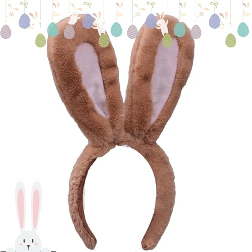 Accesorios orejas de conejo para adultos - Orejas de conejo de peluche, disfraz de fiesta | Disfraz de Conejo, Accesorio de Cosplay, Carnaval, Halloween, Tema de Fiesta
