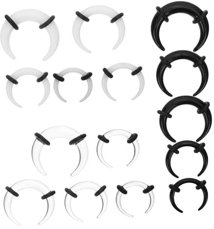 SAFIGLE 15stücke Nasenpiercing Hufeisen Ring Für Septum Piercing Ohrknorpelring Nasenknorpelring Körperpiercingschmuck Von Kleine Nasenringe Und Ohrringe Für Augenbraue Lip Piercing