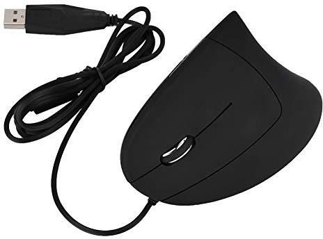 Mus, Ergonomisk Vänster Trådbunden Spelmusmus för Spelentusiaster, Programmerare, Kontorsarbetare, Surfing Tonåringar, Plug and Play -läge, Ingen Förare Krävs