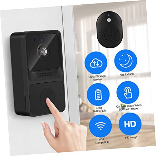 Tofficu Sonnette Vidéo WiFi sans Fil avec Caméra pour Maison Et Bureau Appels Vidéo Et Nocturne