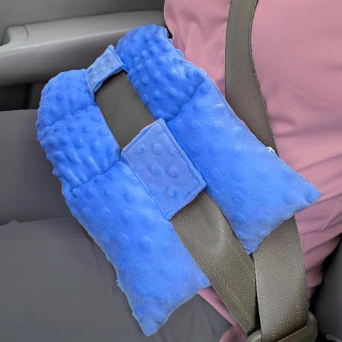 Hysterectomy Pillow Seatbelt Mastectomy Pillow with Pocket for Cervical Cancer Uterine Abdominal Post Surgery Abdomen Healing Protector C-Section Recovery Car Seat Belt Pad Cushion Support (Navy Blue)