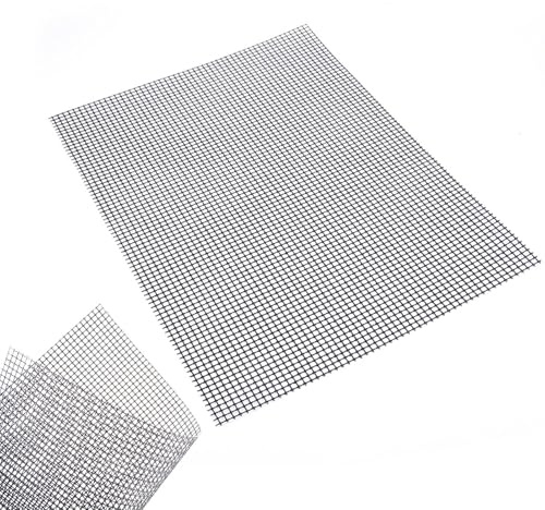 Alfombrilla para parrilla de barbacoa, alfombrilla de malla para parrilla | Alfombrillas reutilizables antiadherentes para hornear | Almohadilla resistente al calor | Hoja de barbacoa al aire libre