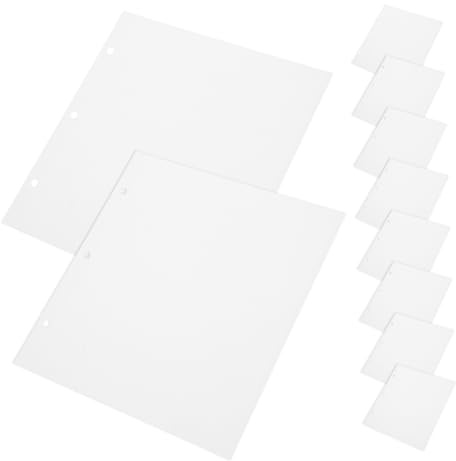 Ipetboom 10 Pezzi Album Fotografico Autoadesivo per Foto e Carte Pagine con Design per Conservare Piccole Immagini e