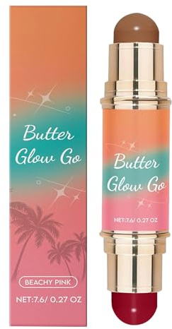 Maquillaje en Barra Multiusos Fórmula cremosa bronceador e iluminador larga
