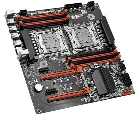 Placa Madre Kit de Placa Base Fit For SOYO X99 con Doble CPU Intel Xeon E5 2680 V4 y DDR4 32 GB (2 x 16 GB) LGA2011-3 M.2 NVME for Ordenador Escritorio for Juegos