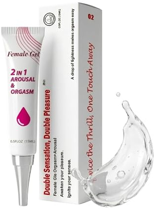 Weibliches Intimgel – Schnell wirkendes Stimulationsgel zur Steigerung von Sensibilität & Lust, sorgt für Wärme- & Kribbleffekt, geeignet für Frauen und Paare (15 ml / 0,5 fl oz)