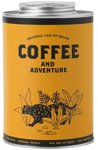 Fituenly Coffee Bean Storage, 150g/200g Airtight Coffee Container, Coffee Storage Jar Vacuum Container Tin Box, Airtight Sealed Canister for Tea Nuts