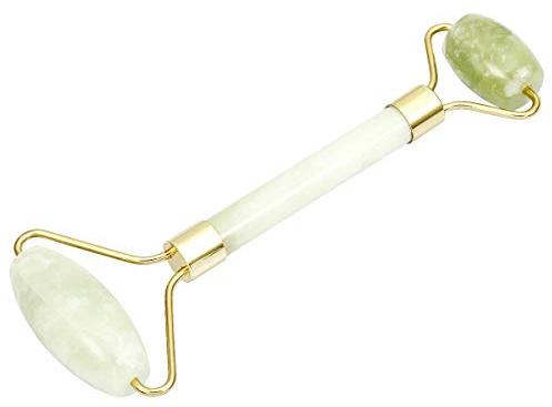 Nupuyai Jade Roller Gesicht Massagegerät Edelstein Gesichtsroller Gesichtsmassager für Gesichts Hals Haut