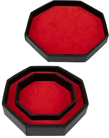 rollet Würfelbrett Leder mit Deckel