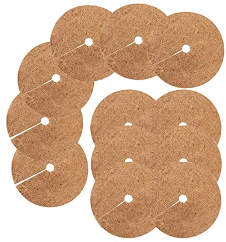 SMELEYOU Paillis pour Plantes, Fibres de Fibres de paillis de paillis de Protecteur d'arbre de Protecteur de de Fleur de Fleur de Fleur 20 cm 12pcs