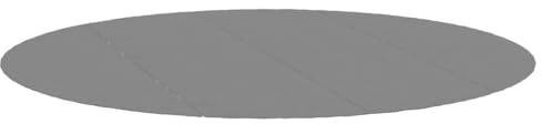 vidaXL Pool-Bodentuch Hellgrau Ø428 cm Polyester Geotextil