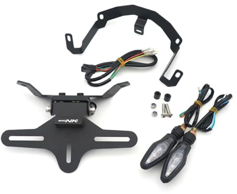 MHysa Motorrad Kurzes Kennzeichenhalter Halterung kompatibel mit für CFMOTO CF800NK 800NK 800 NK 2023,B