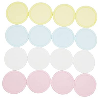 DOITOOL 8pcs Pure Cotton Makeup Remover Pads Gentle Facial Cleanser Reusable Makeup Remover Wipes for Travel Gym