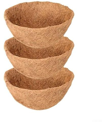HpLive 3 x Hängekorb-Auskleidung, 20,3 cm, 30,5 cm, 35,6 cm, 35,6 cm, 35,6 cm, 40,6 cm, Kokosfaser-Einsätze für Pflanzenwachstum, für Innen- und Außenbereich, Garten, Veranda, Balkon, Wandkorb (40,6