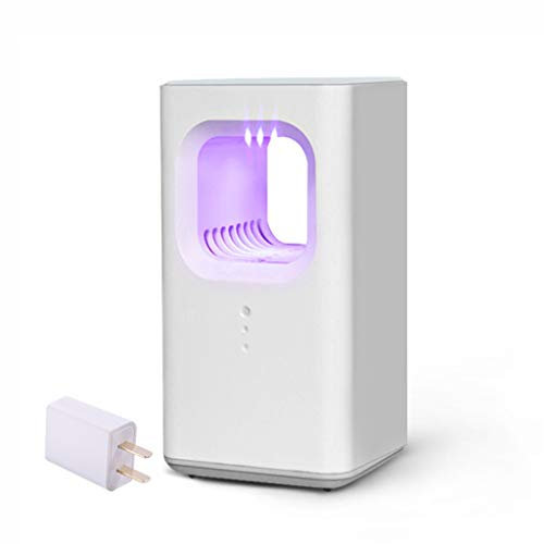 CRBUDY Lampe Anti-moustiques pour piège à moustiques - Tueur Physique de moustiques par Inhalation bionique, répulsif Silencieux et sûr pour piège à moustiques USB, Lampe Anti-moustiques