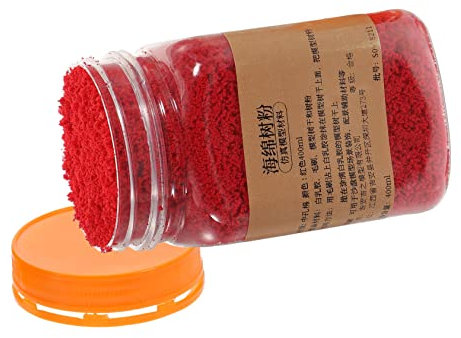 Gatuida Polvere Spugna Per Alberi Per Modellismo Diy Finta e Ricoprimento Scatter Per Micro Paesaggi Adatta Per Miniature e Scenografie Dettagliate