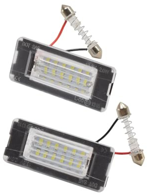 Yoegerery 2 PZ LED Licenza Numero Targa Luce Per Mini Cooper R56 Hatchback R57 Covertible R58 Coupe R59 Roadster 51132756227