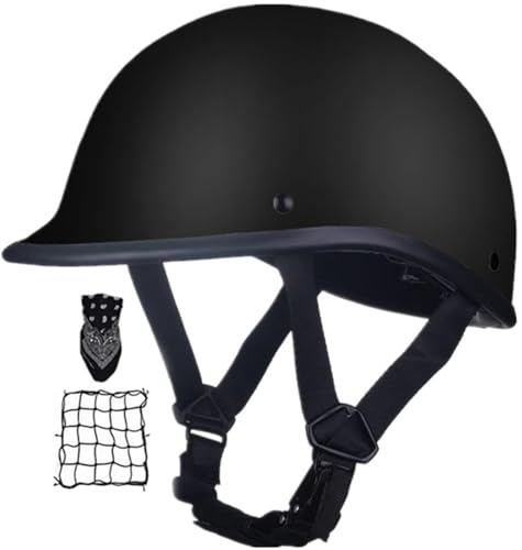 Casco Scodella Portatile Mezzi, Caschi Jet Mezzo, Caschi Da Motociclista Vintage Caschi Cromwell Caschi Casco A Scodella Scooter Motorino ECE/DOT Omologato Mezzo Elmetto Da Moto
