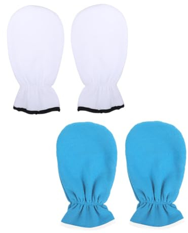 HONMEET 2 Paare Waschbare Paraffin handschuhe Wiederverwendbare Wachs mitts für Intensive Feuchtigkeitspflege Hautpflege und Handmaske für Zuhause spa und Wellness anwendungen