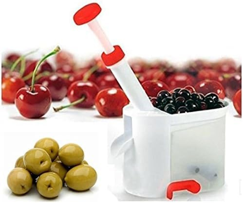 SNOCCIOLATORE SNOCCIOLA OLIVE CILIEGE AMARENE MANUALE CON VASCHETTA DI RACCOLTA