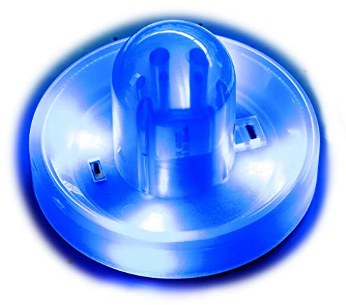 Carromco Airhockey LED Spielgriff | LED-Beleuchtung für optimales Spielerlebnis | Transparent | Wiederaufladbar mit Micro-USB