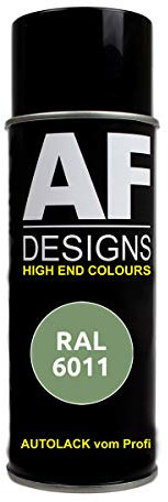 Alex Flittner Designs RAL Lackspray Autolack Sprühdose Spraydose RAL6011 RESEDAGRUEN matt