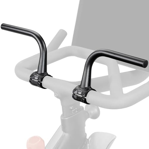 CyclingDeal Un par de Extensores de Manillar para Bicicleta estática de Interior, Gran Accesorio de extensión de Manillar para Peloton, Compatible con empuñaduras de Manillar de Bicicleta
