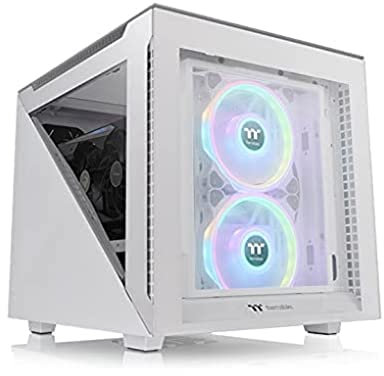 Thermaltake Divider 200 TG Snow/Micro ATX Case/PC-Case/Tempered Glass/White