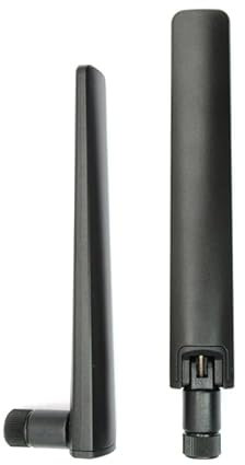 2X Dual Band WiFi 6E 2.4GHz 5GHz 5.8GHz 10dBi MIMO RP-SMA Male Antenna for WiFi Router PCIe Wireless Network 6E Card USB Adapter Security IP Camera Video Surveillance Monitor ASUS RT-AC68u Router