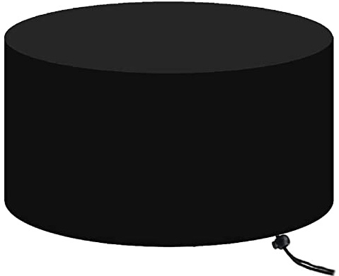 Protection ronde pour table et chaises patio Ø60x40cm – Housse 420D Oxford waterproof, anti-UV, résistante au vent avec cordon sécurisé