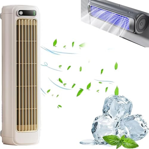 YYGJYGOO Petit Ventilateur Domestique, climatiseur de Cuisine Silencieux, Ventilateur électrique Mural pour Toilettes, dortoir, sans poinçonnage(White)